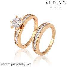 12888 Xuping Fashion Latest Finger Ring For Women Diamond Wedding Ring 18k Gold Plated Fashion Rings Wedding Rings For Women Jewelry