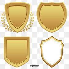 Vector Hand Painted Golden Shield Png And Vector Shield Vector Luxury Logo Inspiration Banner Clip Art