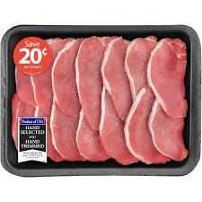 There are several cuts to choose from and the names are not always standardized. Pork Center Cut Loin Chops Thin Boneless Family Pack 2 0 3 2 Lb Walmart Com Walmart Com