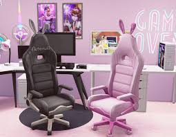 Similar item from our brands girls gaming chair, light pink computer chair with massage, rose desk chair for girls, carbon fiber home office desk chairs. Desimny Bunny Gaming Chair Bunny