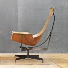 Culkin leather sling chair item: Vintage Leathercrafters Nyc K Swivel Iron Leather Sling Chair Mid Century Modern Craft Studio Workshop By Brainwashington From Brain Washington Of Silver Spring Md Attic