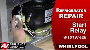 Replacing a relay switch/kit on a maytag refrigerator. Whirlpool Refrigerator Start Device Relay Overload Repair Diagnostic Youtube