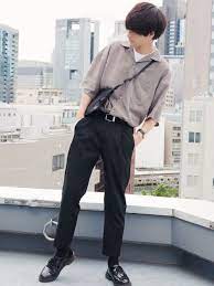 げんじ uruのシャツ ブラウスを使ったコーディネート wear ファッション メンズ 20代 韓国ファッション メンズ 男性ファッション