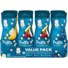 Gerber Graduates Puffs Cereal Snack Variety Pack 1 48 Oz 8 Ct Sam S Club