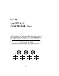 The inner product is also known as the 'dot product' for 2d or 3d euclidean space. Inner Product Spaces Linear Algebra Done Right