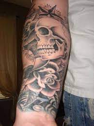 Pin By Jimmie Chaney On Tattoos Tattoos For Guys Skull Tattoos Forearm Tattoos