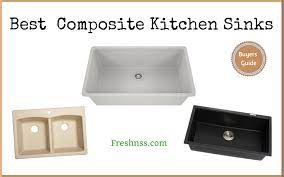 Find a kitchen sink that's deep enough to hold your dishes, but so beautiful you won't want to let them pile up. 12 Best Composite Kitchen Sinks Plus 1 To Avoid 2021 Buyers Guide Freshnss