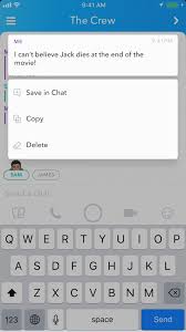 Check out if the saved messages will be shown on the interface. Snapchat Will Now Let You Delete Messages In Chat