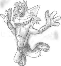 800 x 1038 jpeg 116 кб. How To Draw Crash Bandicoot Coloring Page Trace Drawing