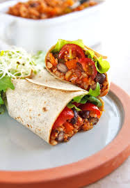 Burritos With Spanish Rice And Black Beans Recipe Recipes Food Spanish Rice