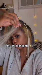 Lighten up your look with highlights without the mess! 🤩 ⁠, ⁠, Our girl  @r__achell_ is