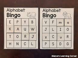 This printable bingo game for preschool kids and is a great learning tool. Alphabet Bingo Mamas Learning Corner