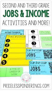 Economics Activities Jobs And Income Elementary Economics Lessons Elementary Economics Teaching Economics