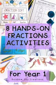 Fractions Hands On Differentiated Activities To Develop Skills And An Understanding When Modelling Representing Student Skills Math Activities Math Fractions