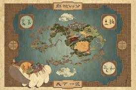 Avatar The Last Airbender Map Avatar The Legend Of Aang Print Appa From Avatar Poster The Legend Or Korra Wall Art Iroh Zuko Katara Avatar Poster Avatar World Avatar The Last