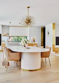 Tour The Self Designed Millennial Pink Sanctuary Ella Edwards Calls Home In 2020 Dining Table Gold Gold Dining Home Decor