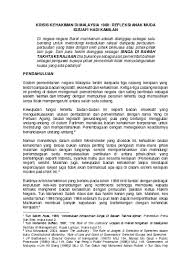1) sebelum zaman penjajah • sistem kehakiman dan mahkamah di melaka. Krisis Kehakiman Di Malaysia 1988 Reflek