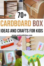 Try to use a box that doesn't have a bunch of printing on the outside. 70 Fun Cardboard Box Ideas And Crafts For Kids Active Littles