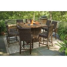 Maybe you would like to learn more about one of these? Paradise Trail Outdoor Fire Pit Bar Table Set By Signature Design By Ashley Furniturepick