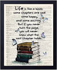 Bookmobile offers superb quality, innumerable book printing and production options, and affordability for art book printing. Amazon Com Book Lover Gift Old Book Art Print Literary Quotes Gift Ideas For Book Lover Book Quote Wall Art Decor 8x10 Unframed Posters Prints