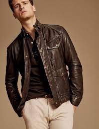 Brown Leather Jacket In 2021 Leather Jacket Outfit Men Best Leather Jackets Mens Outfits