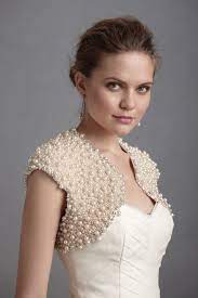 Pearl Bolero Modest Wedding Gowns Bolero Wedding Bridal Bolero