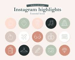 150 Instagram Story Highlight Covers Minimal Icons Earthy Colors Simple Social Media Instagram Story Instagram Highlight Icons Story Highlights