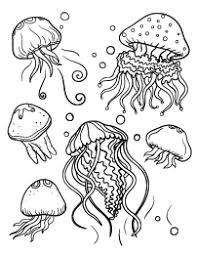 The basic form of most mandalas is a circle in which are depicted symbolic gates of the cosmos. Jellyfish Coloring Page Animal Coloring Pages Fish Coloring Page Ocean Coloring Pages