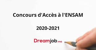 Inscription Au Concours Ensam 2020 2021 Dreamjob Ma En 2020 Genie Des Procedes Inscription Concours Etudes Universitaires