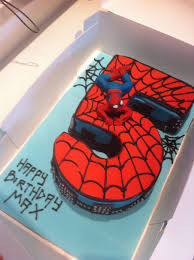 10th Car Birthday Cakes For 10 Year Old Boy Spider Man Cake Spiderman Birthday Cake 10 Birthday Cake Superhero Birthday Cake