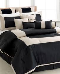 Black And Cream Comforter Park Avenue 12 Piece King Comforter Set Bed In A Bag Bed Bath Macy S Comforter Sets King Comforter Sets Bed In A Bag