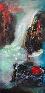 Stormy Valley 1 From My Landscape Series Abstractart Abstractpainting Acrylic Art Artshow Artlovers Artforsale Artgallery Artoftheday Contempora