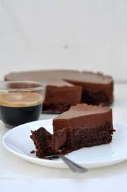 A Chocolate Cake With Chocolate Mousse Recipe Chocolate Desserts Sweet Recipes Desserts