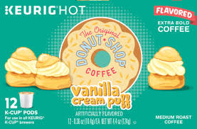 Before coffee was complicated, great coffee was simply fresh, bold, and flavorful. The Original Donut Shop Vanilla Cream Puff Coffee K Cup Pods 12 Ct King Soopers