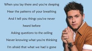 Niall horan is despairing that the relationship has run its course. Niall Horan Flicker Lyrics Youtube