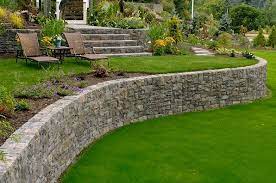 Pick a building material that will work with the look and feel of your yard. Retaining Wall Design Landscaping Network