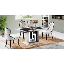 Dining table set dining room table set dinner table dinette sets for small spaces dinning table with chairs set of 4 kitchen dining table set for breakroom home furniture rectangular modern leisure. China Modern Cheap Furniture Marble Top Dining Table Sets With Four Chairs Dining Room Sets Aliexpress