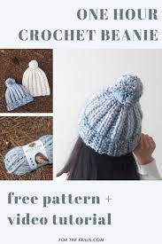 Quick Easy Crochet Beanie Free Crochet Pattern Video Tutorial For The Frills Crochet Scrubbies Crochet Pattern Beginner Crochet Projects