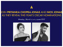 Netflix original movies scored 37 (40 if you include news of the world which netflix distributed internationally) oscar nomination nods this year. Oscars 2021 Priyanka Chopra And Nick Jonas To Announce 93rd Academy Award Nominations English Movie News Times Of India