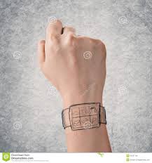 Image result for watch drawn on wrist