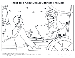 It is a form of puzzle that a child needs to solve by connecting the dots. Connect The Dots Bible Coloring Pages On Sunday School Zone