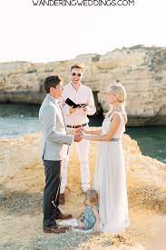 Beach Vow Renewal Near Portugal Wandering Weddings Beautiful Vows Vow Renewal Beach Wedding Vow Renewal Ceremony