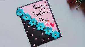A handmade card will surely show that you went the extra step for your teacher. Teachers Day Card Easy And Simple But Beautiful How To Make Teachers Day Card Teachersdaycard2020 Youtube