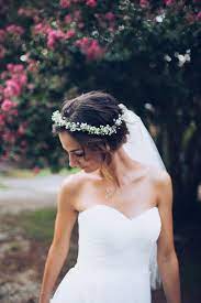 Pin By Emma Raybould On Wedding Short Wedding Hair Wedding Hair Flowers Bride Flowers