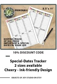 Birthdays Was The Worst Days Song Birthday Calendar Printable Perpetual Birthday Calendar Special Dates Tracker In 2020 Birthday Calendar Calendar Printables Planner Calendar