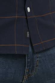 Casual Friday Anton Shirt Bison Dark Blue Zalando Co Uk