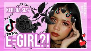 TIKTOK EGIRL MAKEUP TRANSFORMATION