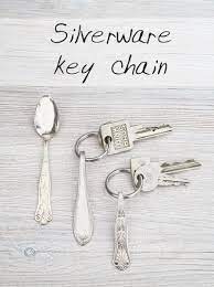 Schön als mitbringsel für die beste freundin, oder für den kaffeeklatsch mit der. Besteck Schlusselanhanger Silverware Key Chain Schlusselanhanger Ideen Besteck Schlusselanhanger