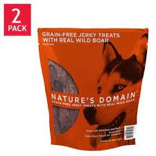 Natures Domain Grainfree Jerky Treats With Real Wild Boar 225lbs Pack Of 2 Click Image To Review More Details Jerky Treats Wild Boar Jerky