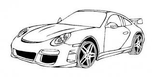Kleurplaat uit de categorie 'auto's kleurplaten'. Porsche 911 Kleurplaat Auto